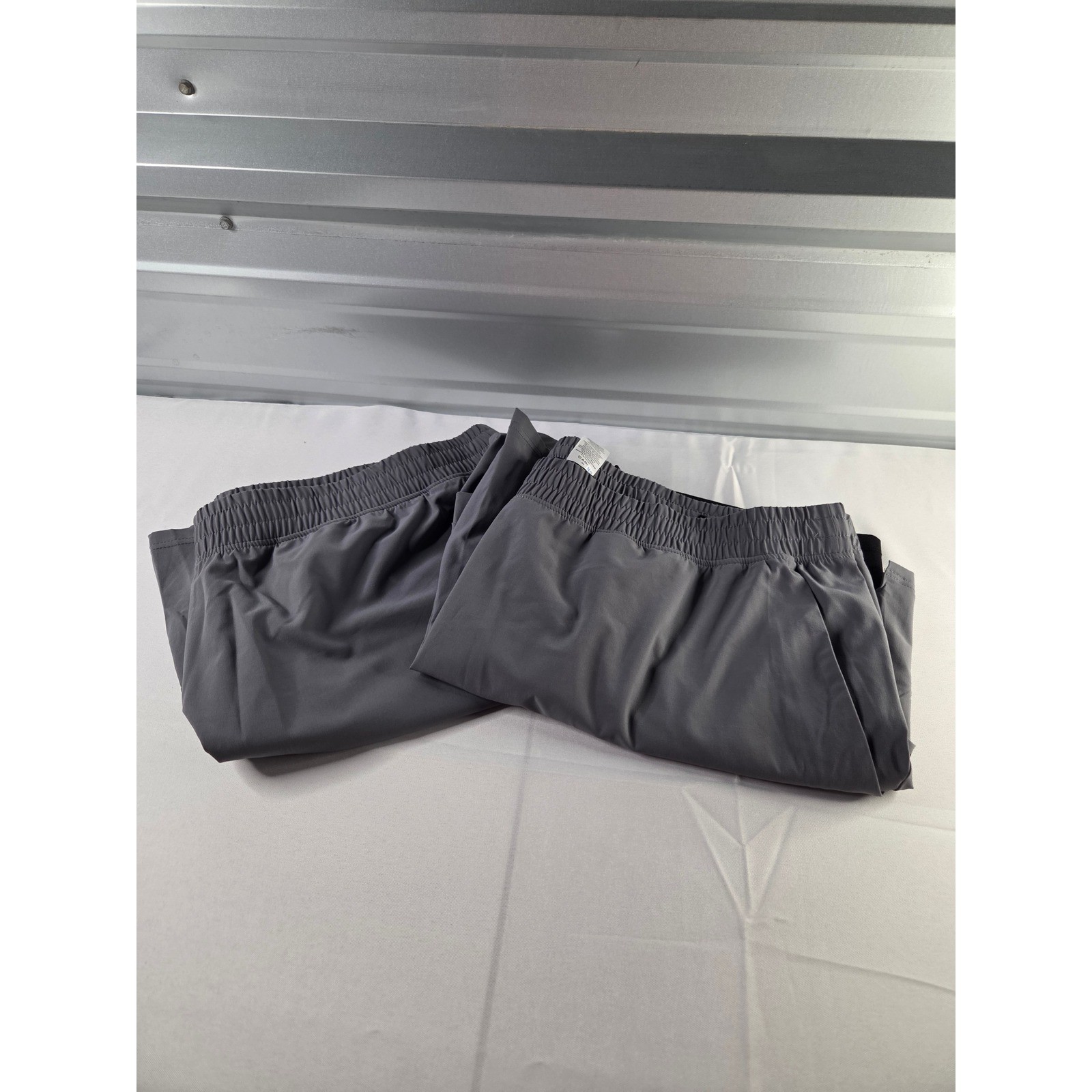 2-PACK DriWorks Mens Athletic Shorts Gray Black Mesh Lining Size 2XL 44-46 NWOT