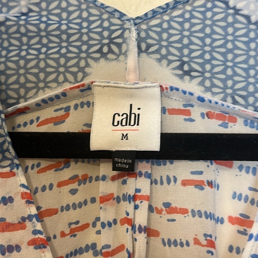 Cabi Modern Firework Yacht Tunic Size Medium