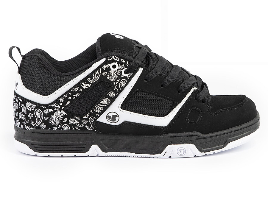 DVS MEN’S GAMBOL BLACK / WHITE NUBUCK SKATE SHOES DVF0000329 002