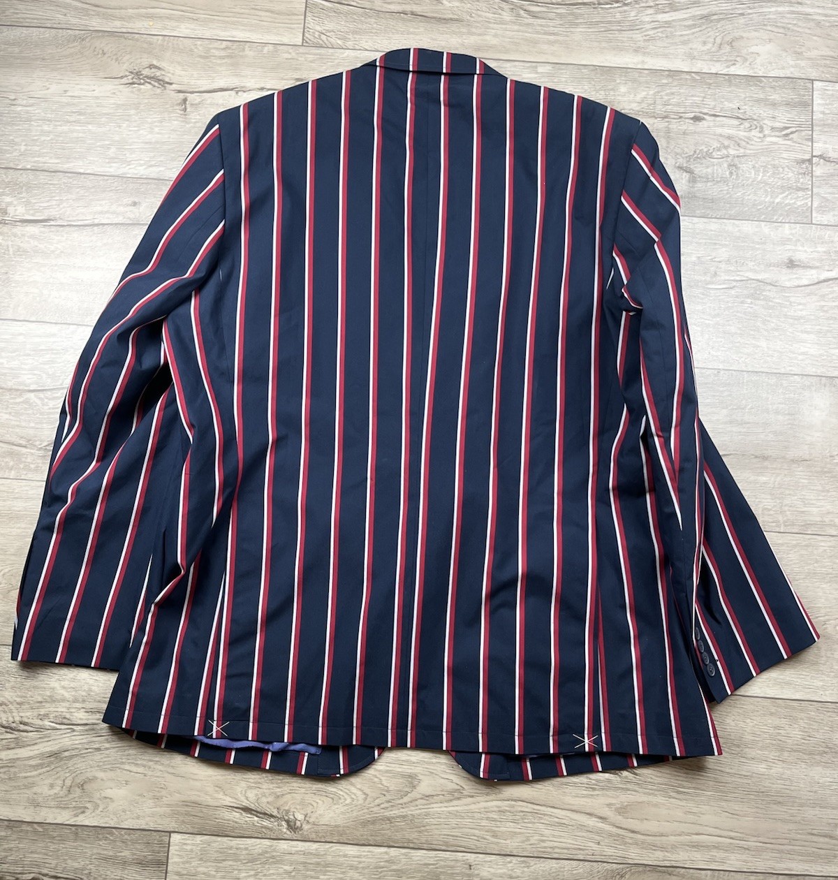 Samuel Windsor Jacket Blazer Men’s Sz 50L Stripe Boating Party Henley Regatta