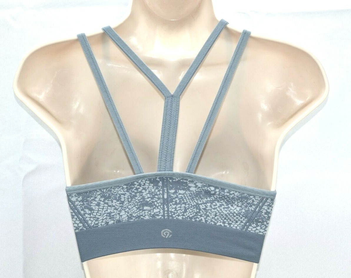 Champion gray sports bra size S RN# 15763 95% nylon 5% spandex
