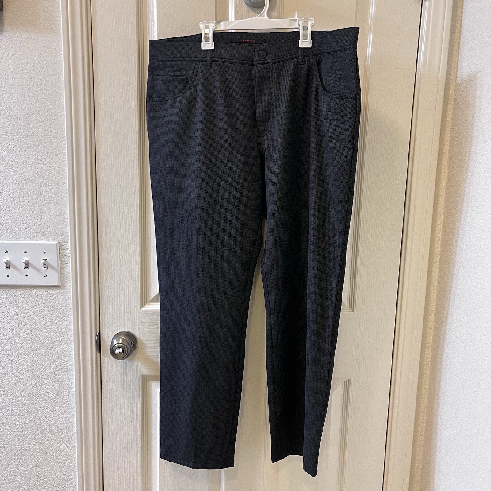Alberto Stone Ceramica Peacock Modern Fit 5-Pocket Pants Lot of 2 Men’s 38 x 29