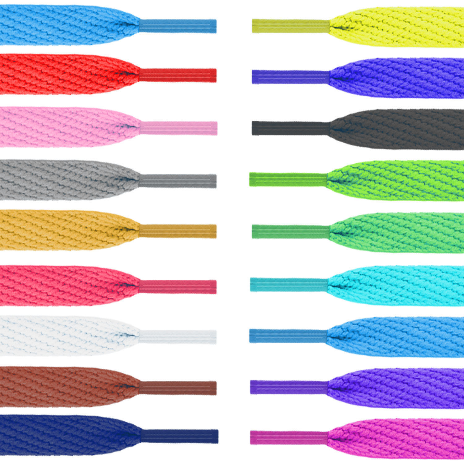 3x New Athletic 27 36 45 54 Inch FLAT SHOELACES Many Colors! shoe lace strings
