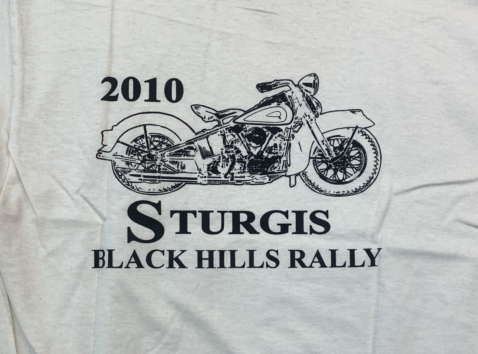 American Classic Motorcycle Sturgis Bike Rally 2010 T-shirt Size Medium Gray
