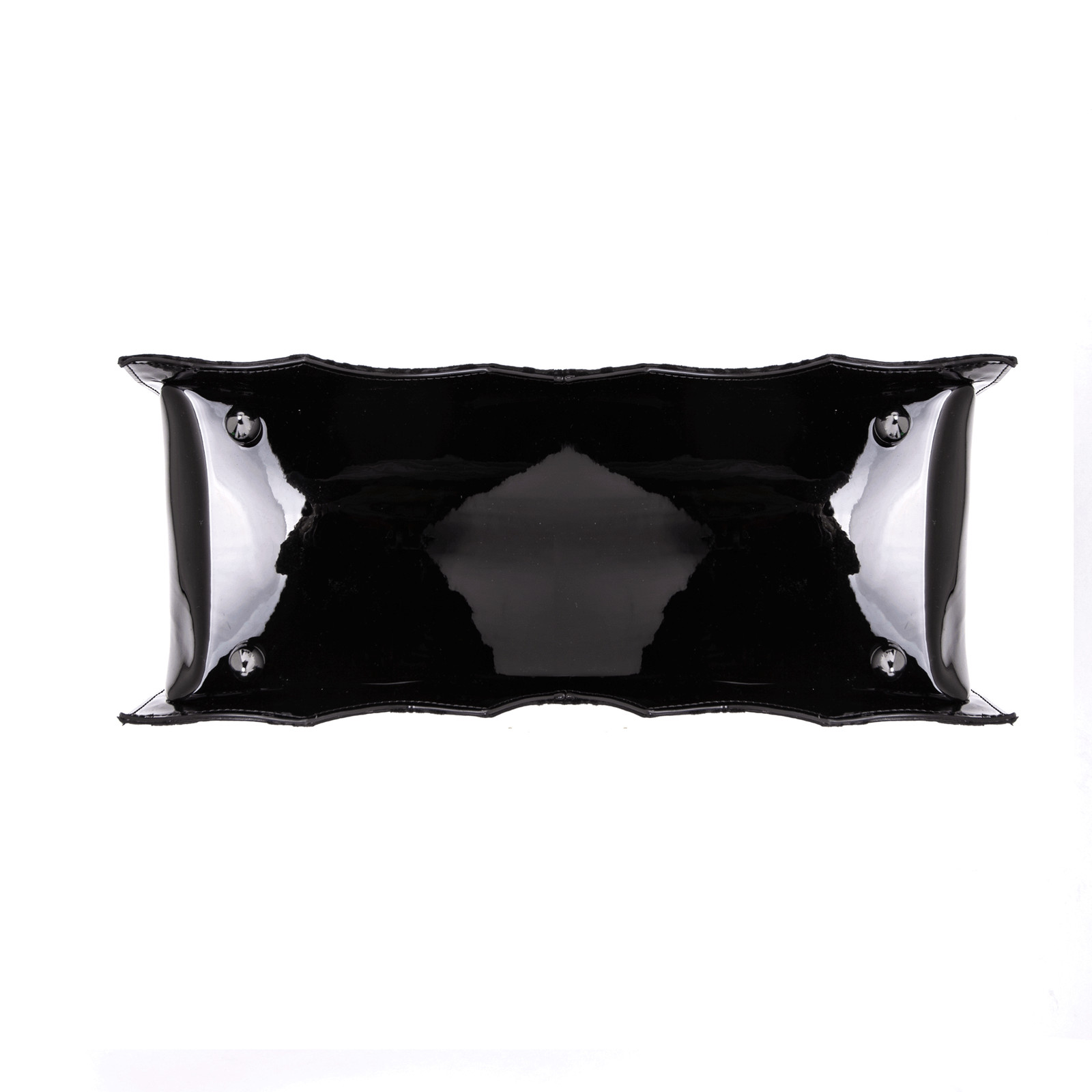 Bat Shaped Purse Damask Print Metal Bat on Bag with Shoulder Strap (Black)