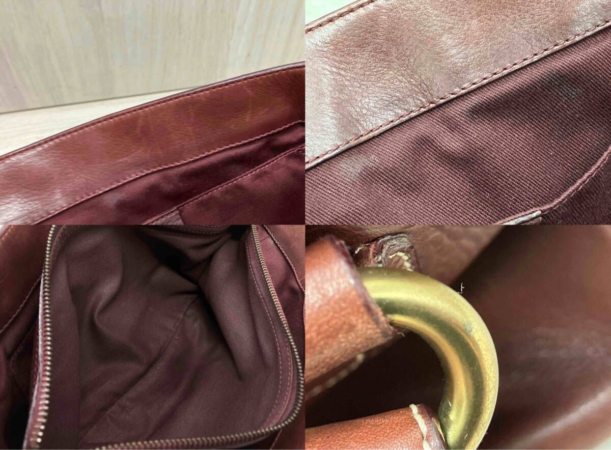 CELINE Boogie Bag Suede Brown Handbag Shoulder Tote Vintage Authentic
