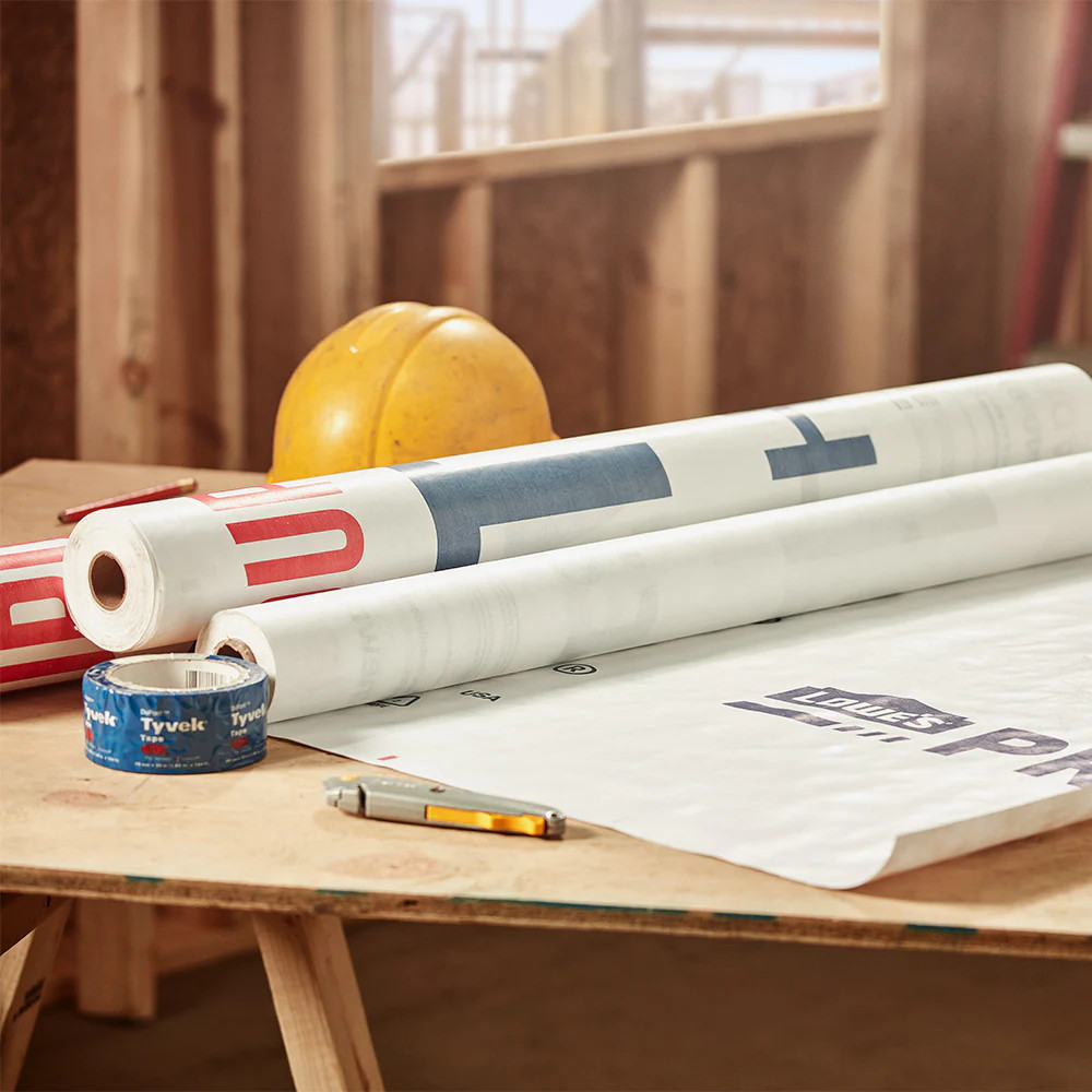 Tyvek 9-ft x 150-ft Water Resistant UV Resistant Non-Woven House Wrap 1350|11434