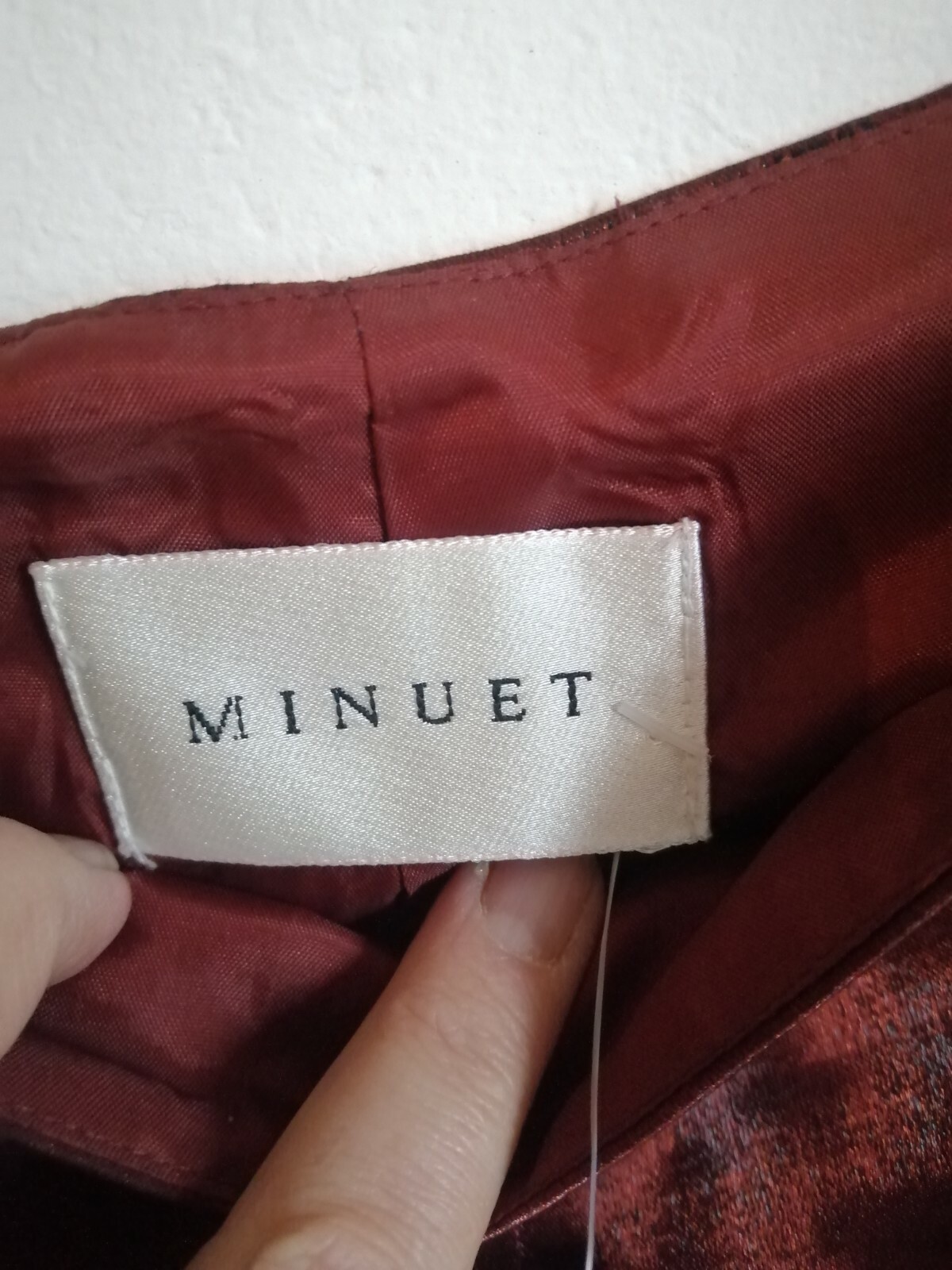 Minuet 14 Terracotta Shimmer Full Length Satiny Tulle Formal Ball Skirt 
