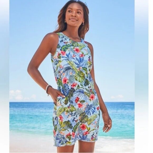 Tommy Bahama X Disney Dress Size S/P Jungle Jubilee Shift Summer Beach