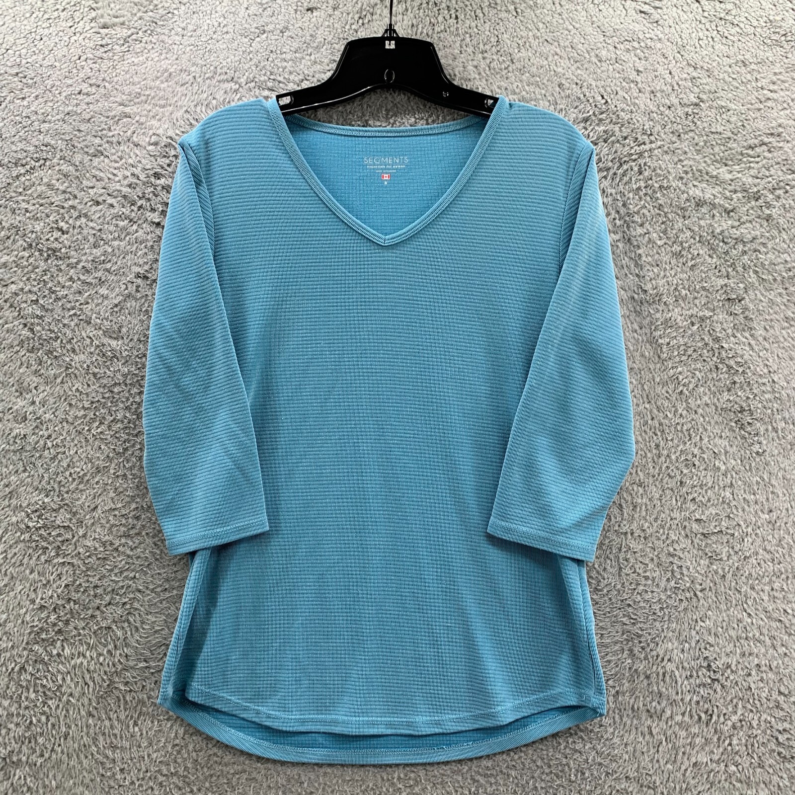 SEG’MENTS Blouse Womens Small Top Blue*
