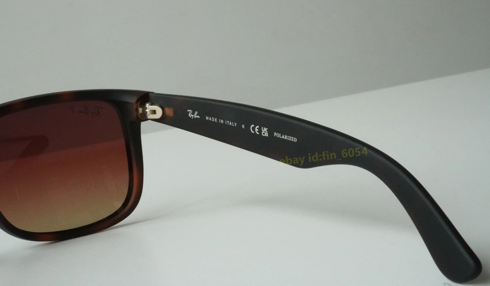 Ray-Ban Justin Classic Matte Havana/Brown Gradient Polarized 54 mm Sunglasses