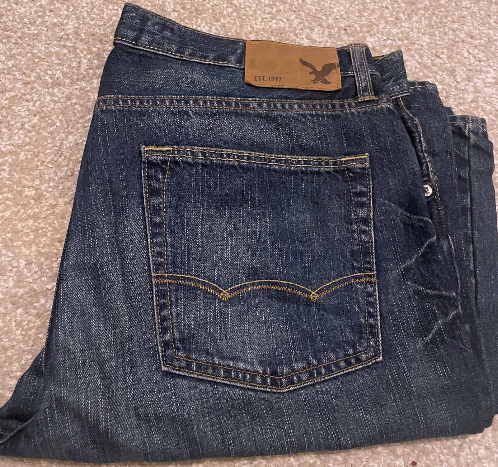 VTG American Eagle AEO Original Boot (bootcut) Jeans 34 x 34 100% Cotton Men’s