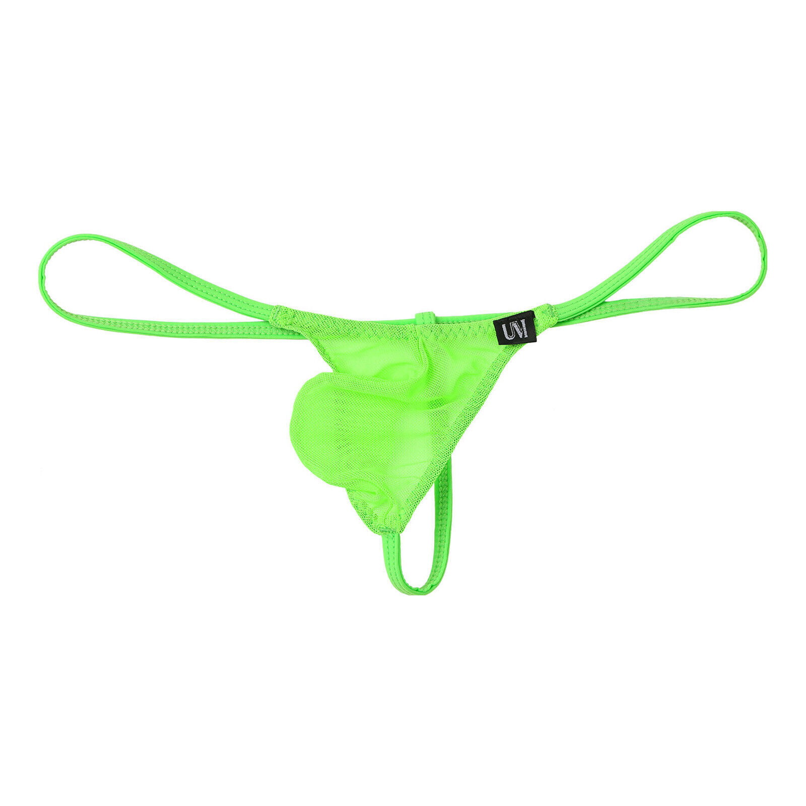 Mens See Through Mini Thong Bulge Pouch T-Back G-string Low Rise Micro Underwear