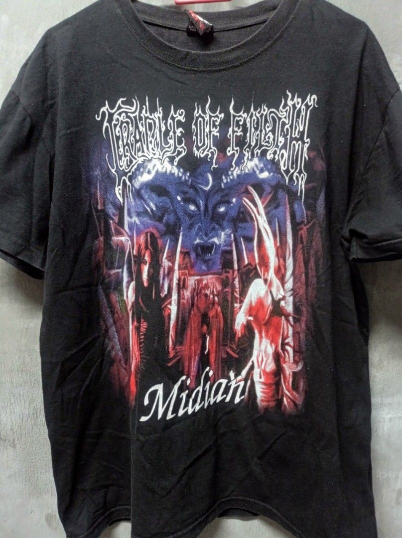 Cradle of filth Midian black metal band vtg t-shirt all sizes available QT1996