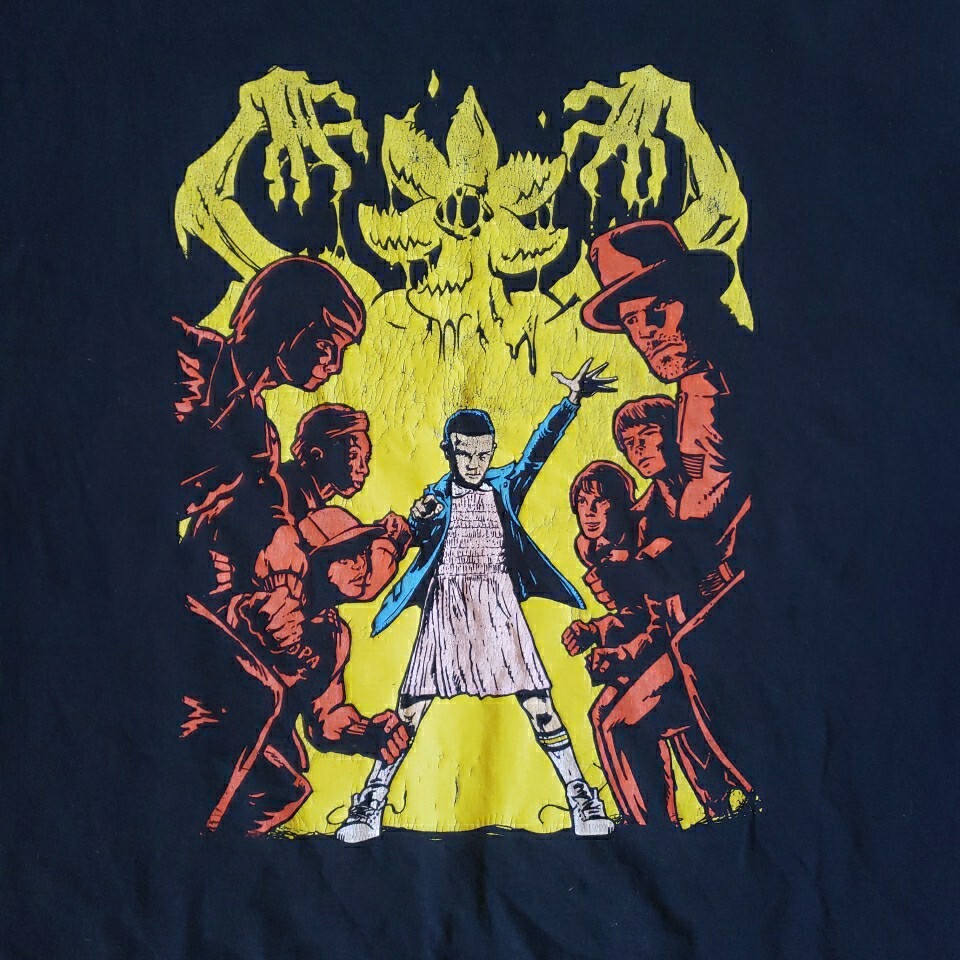NETFLIX STRANGER THINGS Loot Crate 5XL T-Shirt Black 2017 Graphic Tee