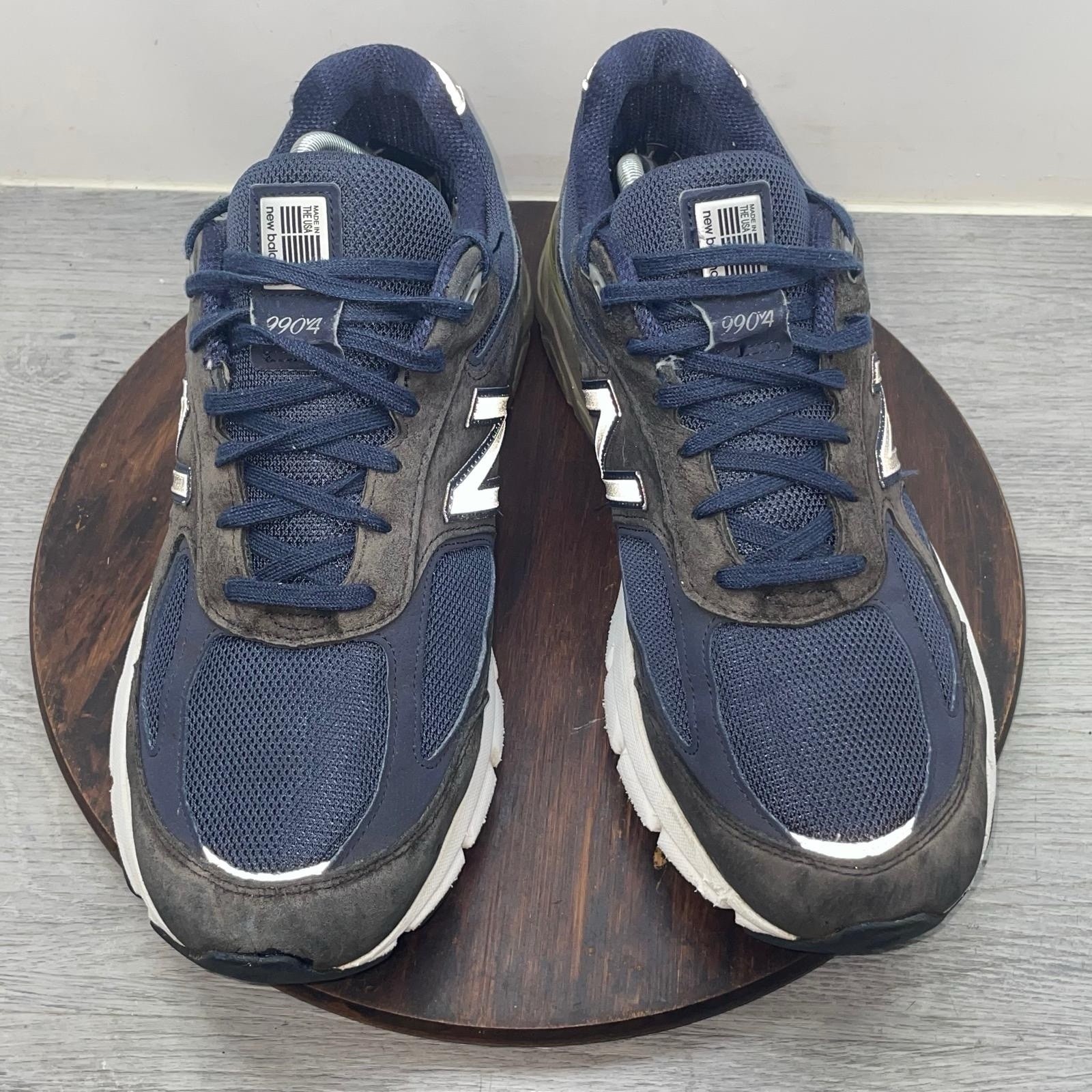 New Balance 990v4 Men’s Size 12 2E Navy Blue Suede Running Shoes Sneaker M990NV4