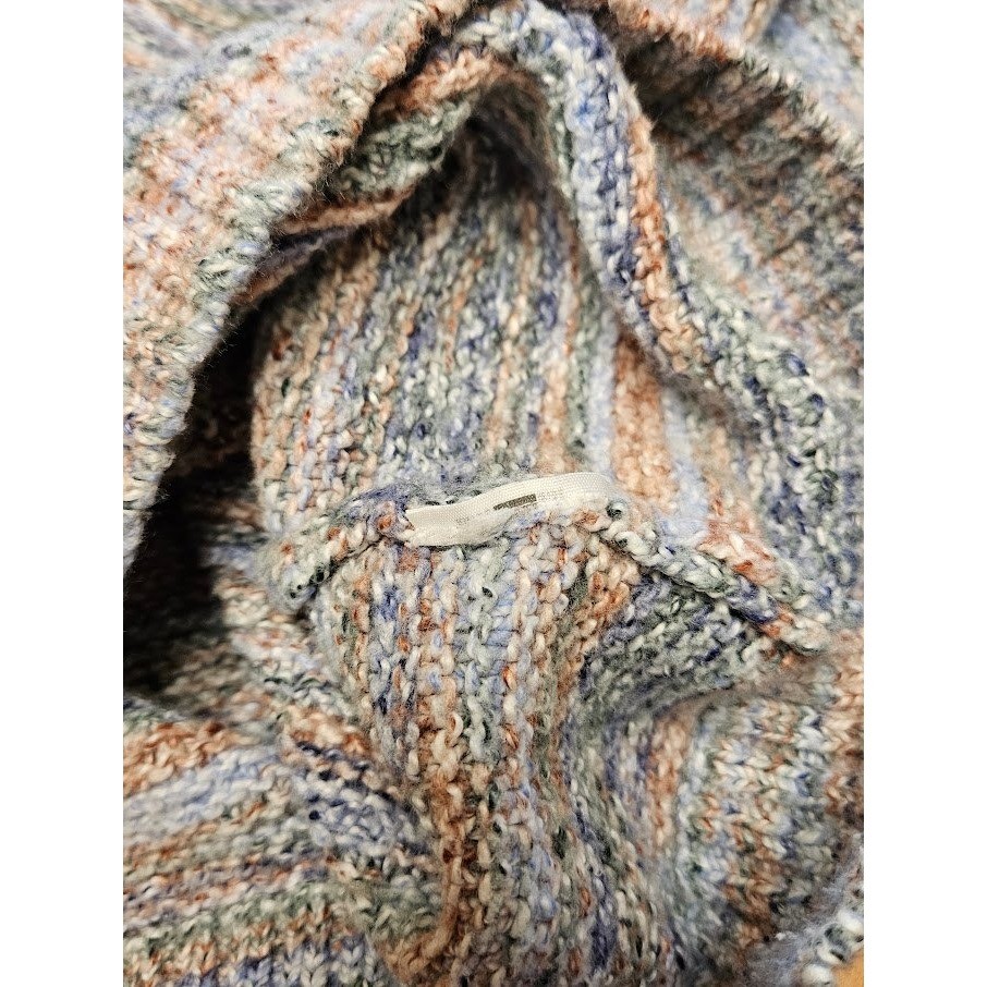 Abercrombie & Fitch Sweater Women Small Multicolor Knit Crewneck Cropped