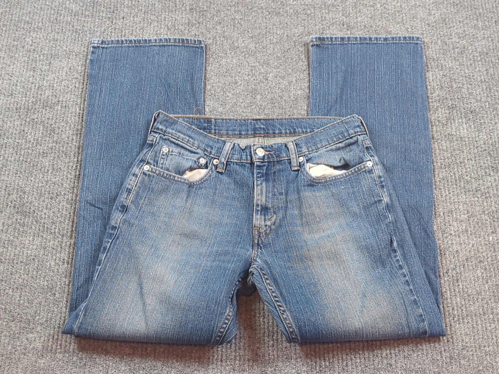 Levis Jeans Mens 30×31 Blue 559 Relaxed Straight Leg Denim Cotton Stretch