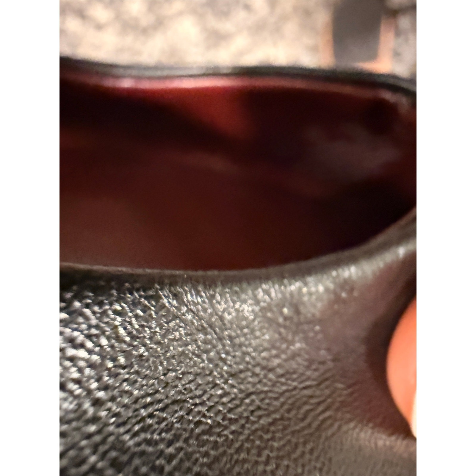Franco Sarto Black Leather Slingback Flats – Size 5M