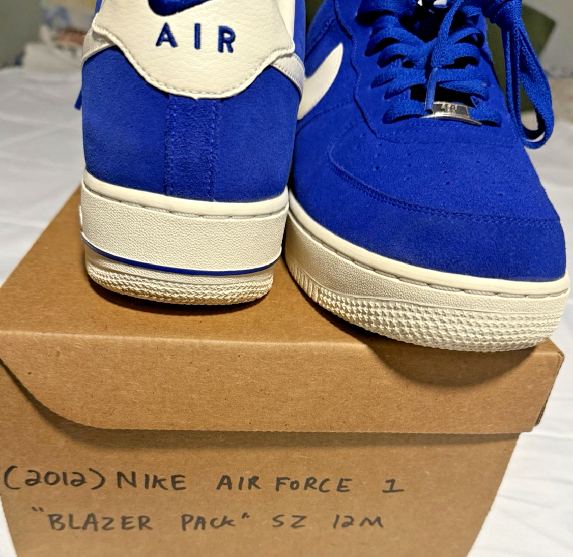 2012 Nike Air Force Blue Blazer Pack Men’s Size 12