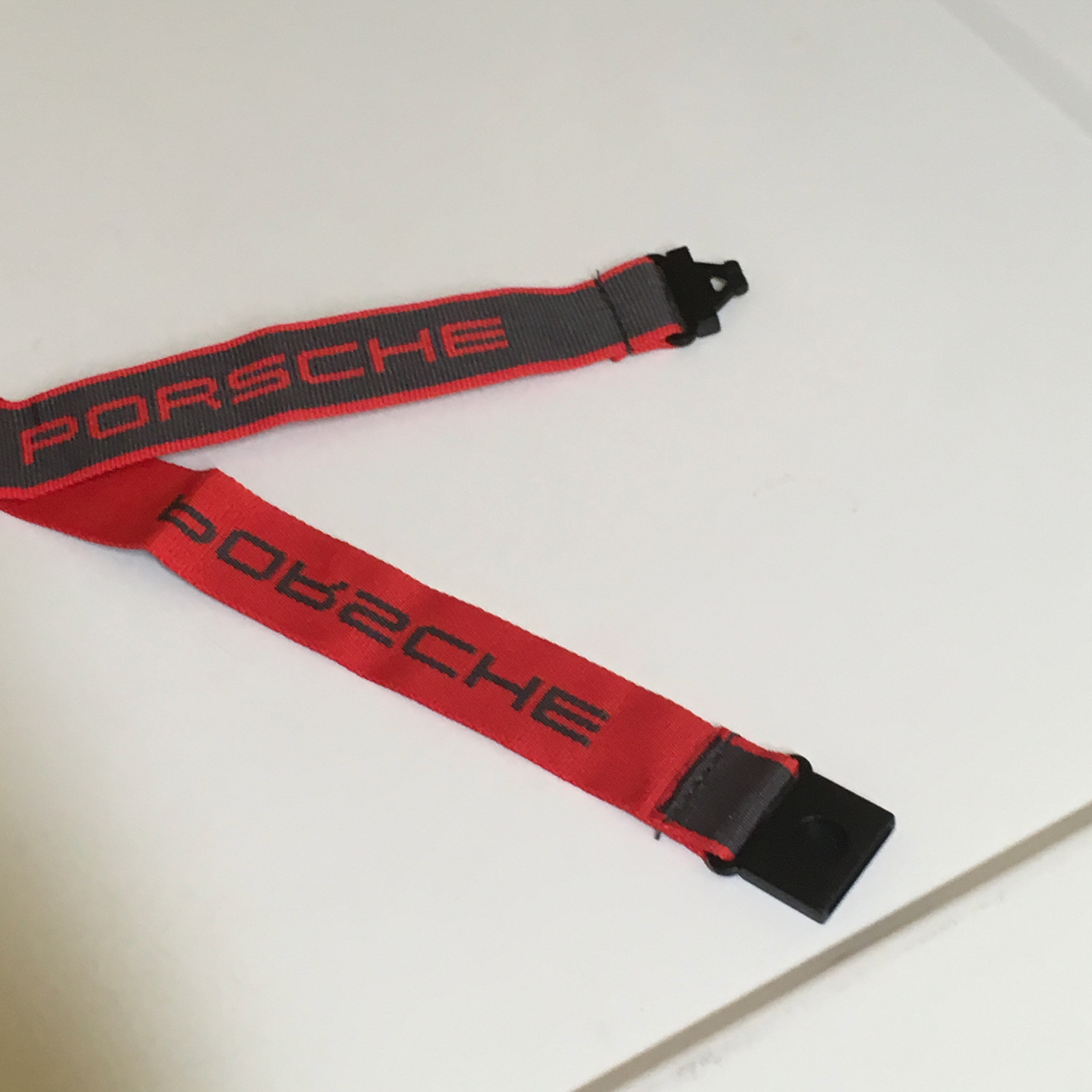 PORSCHE DESIGN PCNA LTD. EDITION PORSCHE RACING LANYARD FOR KEYS/ID FROM 2014.