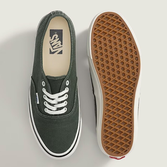 Vans LX Authentic 44 Premium Duck Canvas Kelp Green VN000EBNKEL US 5-11