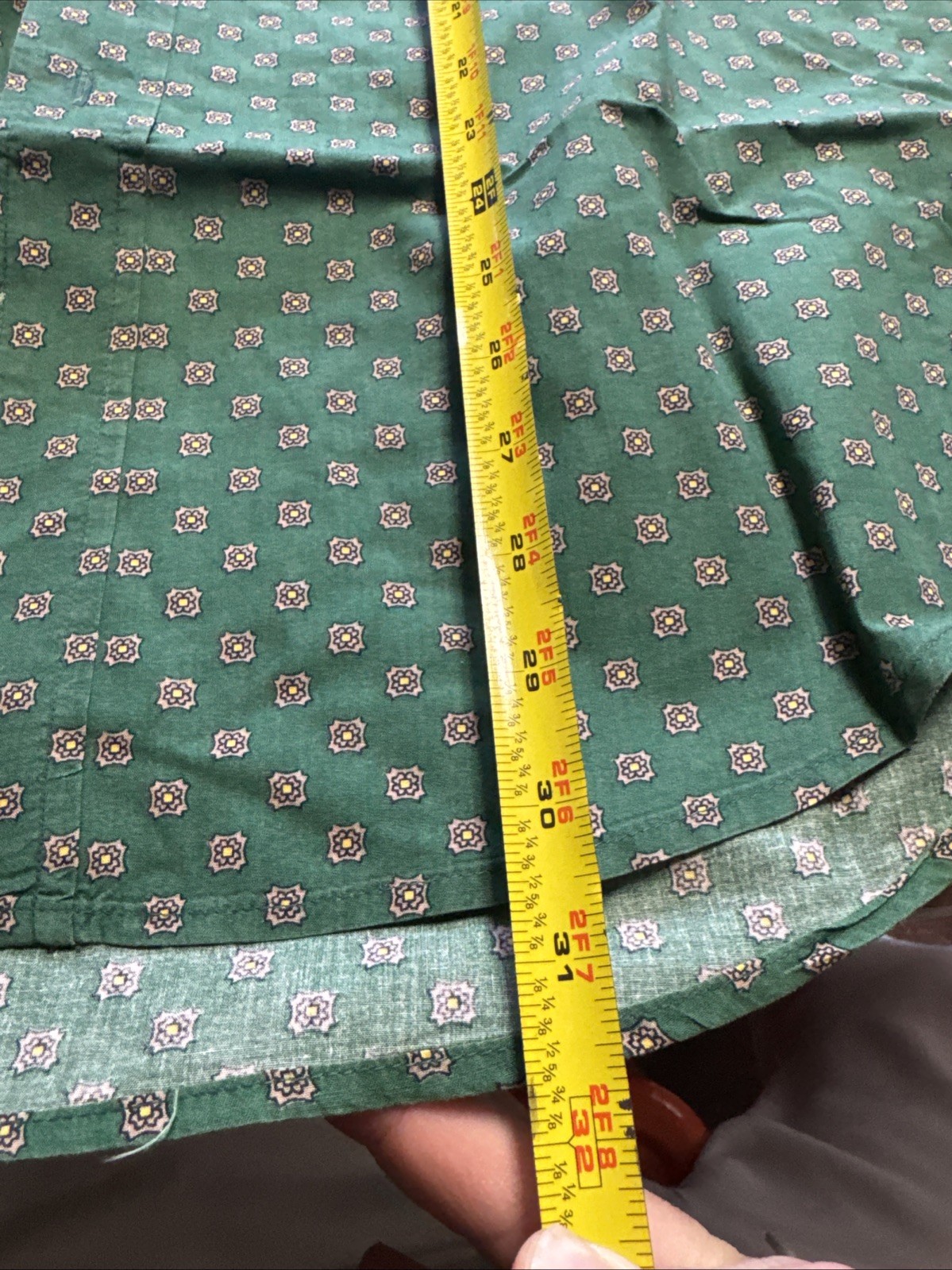 Vintage Duck Head Shirt Mens Large Button Down Long Sleeve Green 100% Cotton