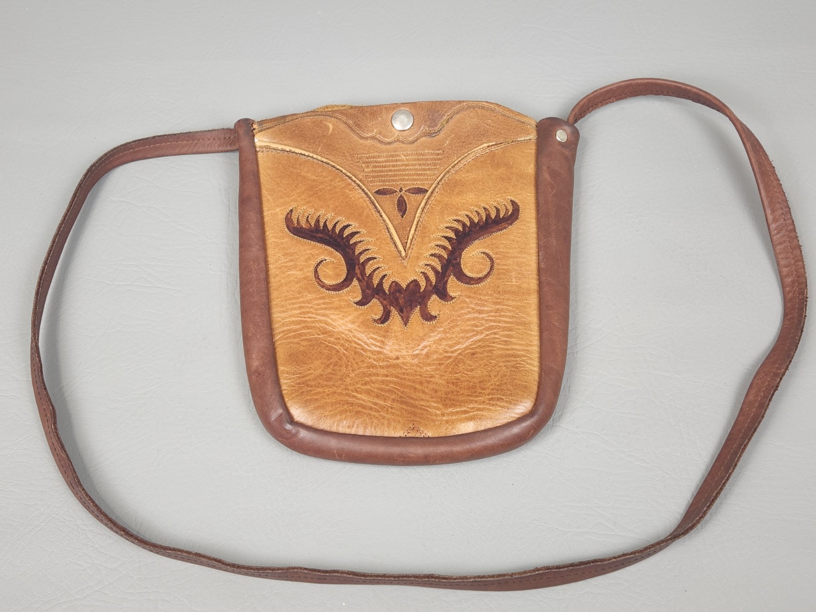 Handcrafted Full Grain Leather Crossbody Custom Shoulder Bag Brown 10″x8″ Purse