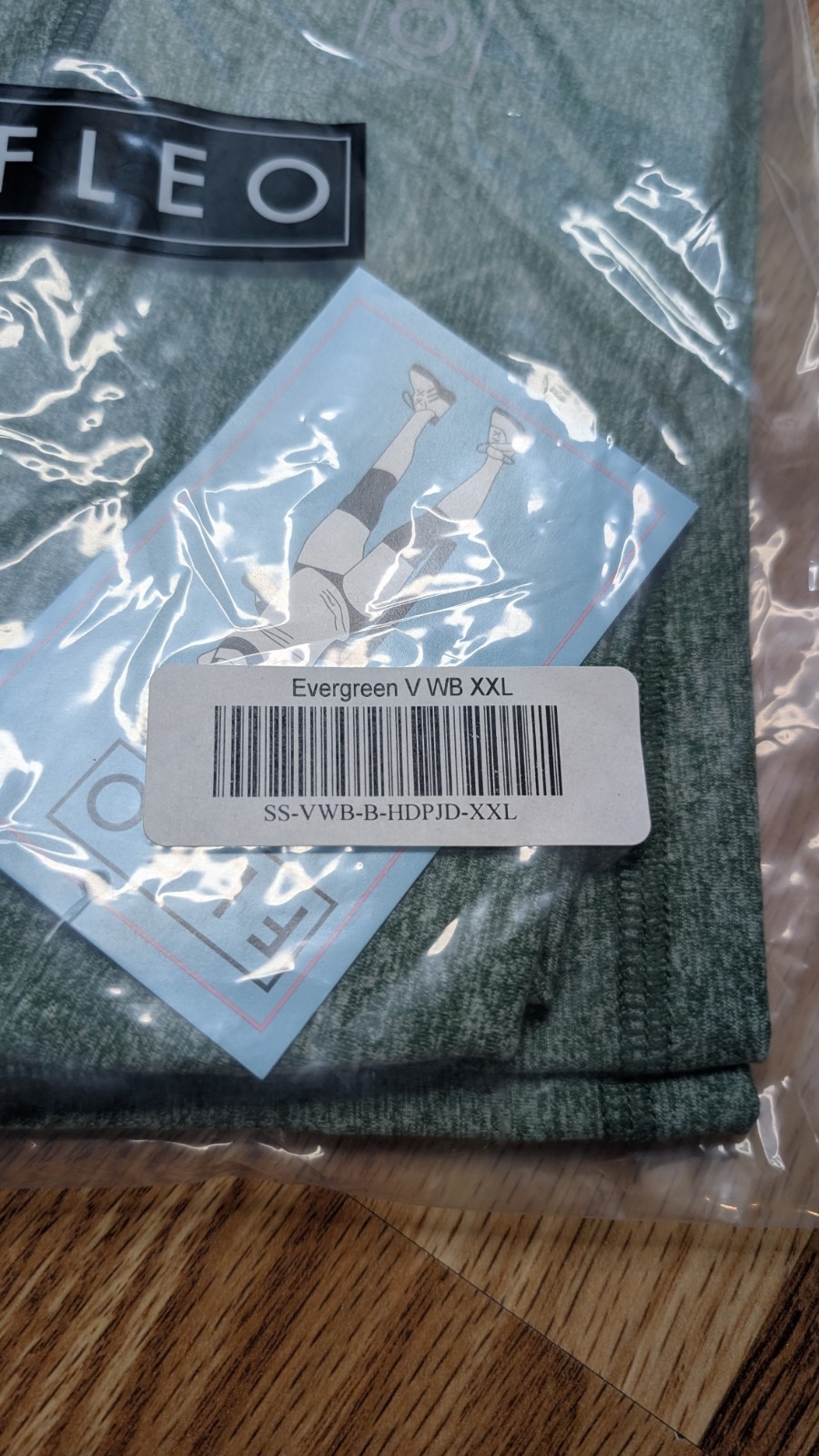 Fleo Shorts – V Waistband Shorts – Size XXL NWT – Evergreen