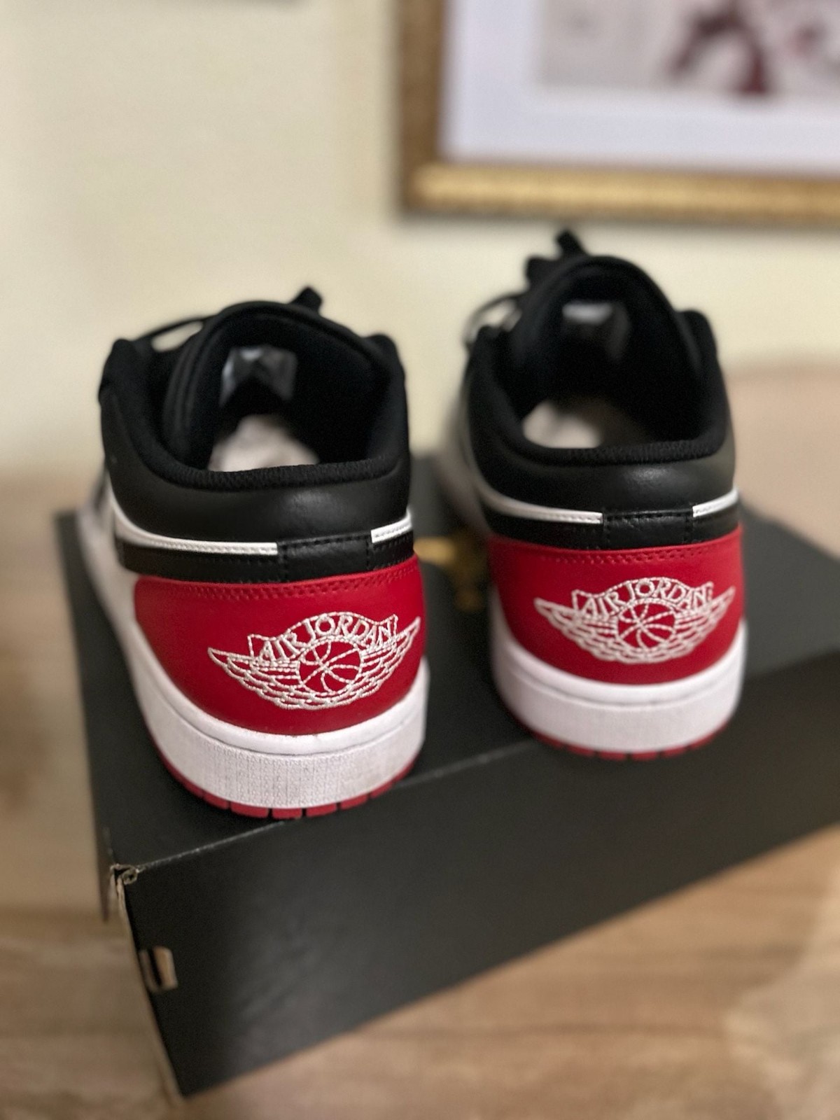 Air Jordan 1 Low ‘Bred Toe 2.0’ (Style 553558 161)