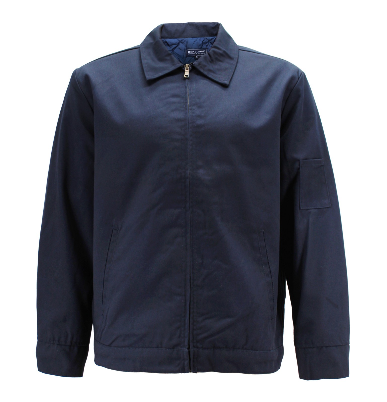 Men’s Waist Length Eisenhower Ike Lined Insulated Classic Workwear Jacket