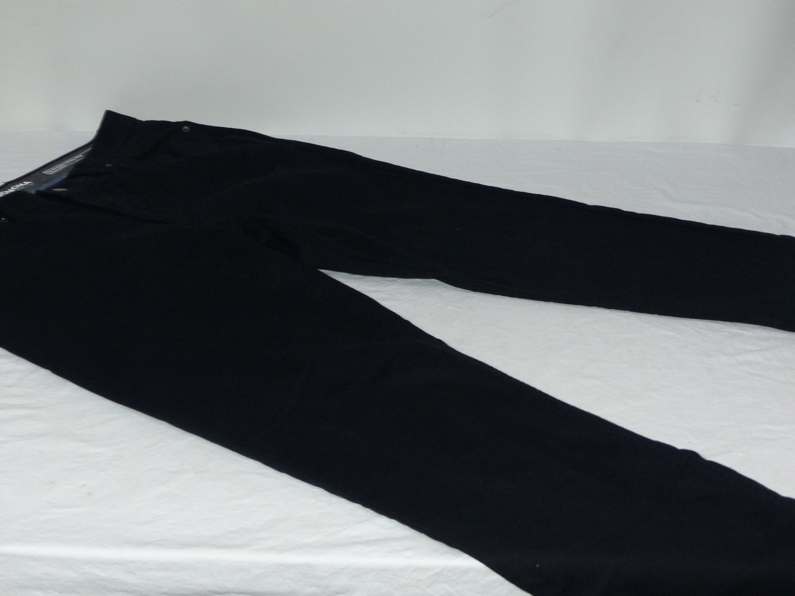 MENS SIZE 32X32 Straight Work Pants Cotton Chino Stretch Fit BLACK
