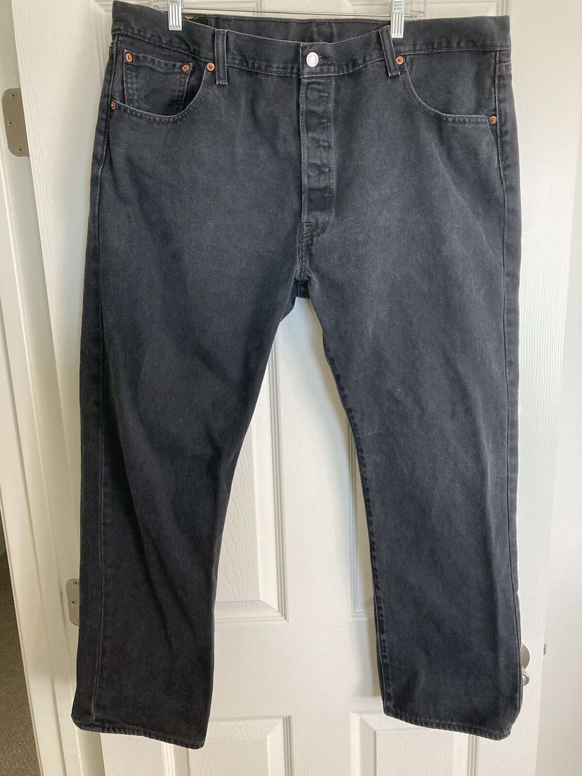 Levi Strauss Men’s Black Jeans Size W42 L30 Button Fly