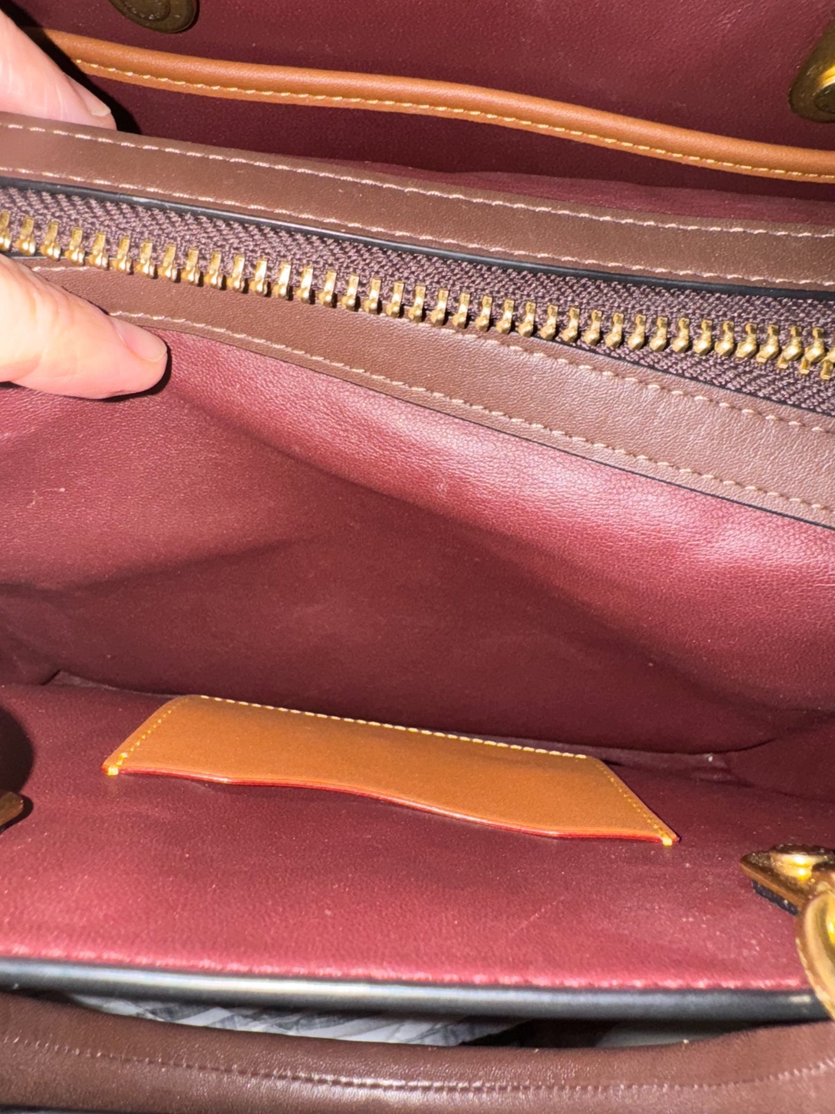 Coach Rogue Bag 25 In Colorblock, Style C6461, B4/Brick Red Multi, New With Tag!