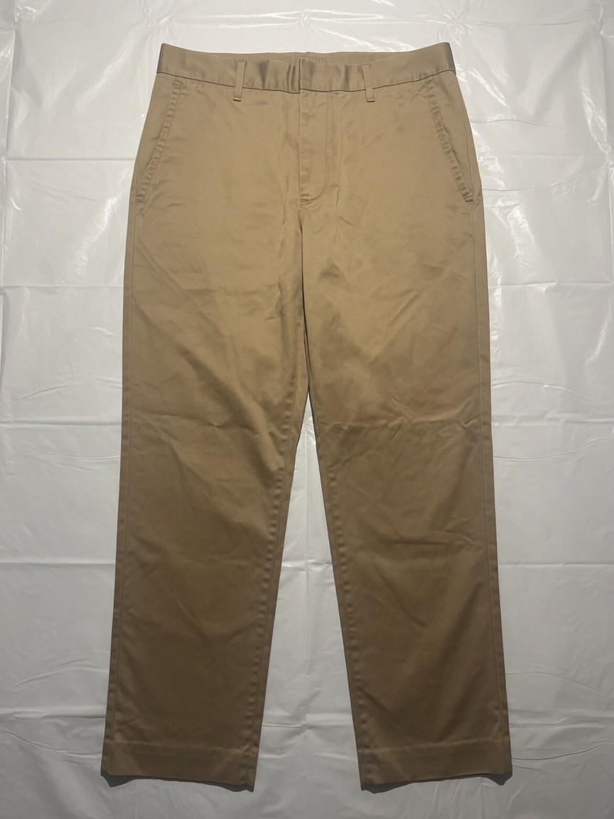 Bonobos Men’s Thursday Pants Beige Size 33×30 Straight Leg