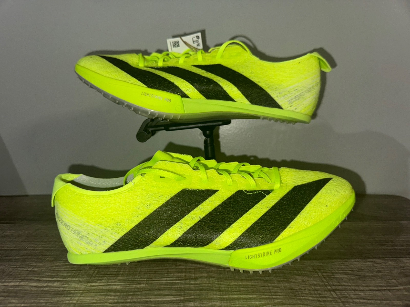 Men’s Size 7 – Adidas Adizero Prime SP 3 Strung Spikes Neon Lucid Lemon IH5800