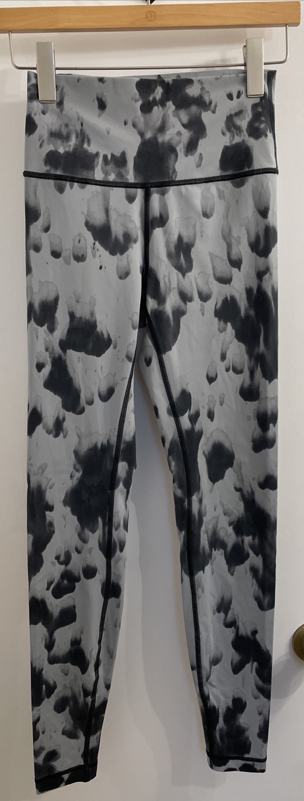 Lululemon Lab Wunder Under 28” Inches Inseam Hi Rise Camo Size 6 CAST/GRY