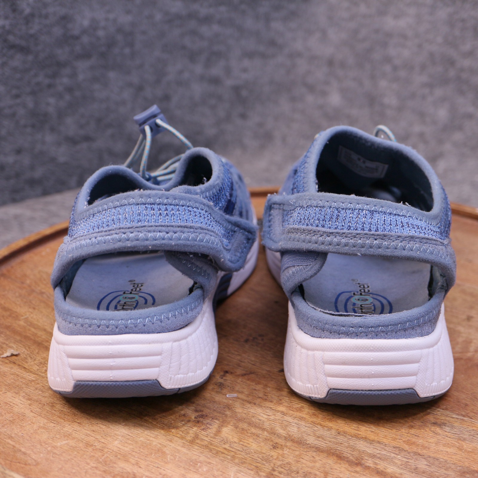 Orthofeet Laguna 806 Womens Size 9.5 D (Wide) Blue Orthopedic Comfort Sandals