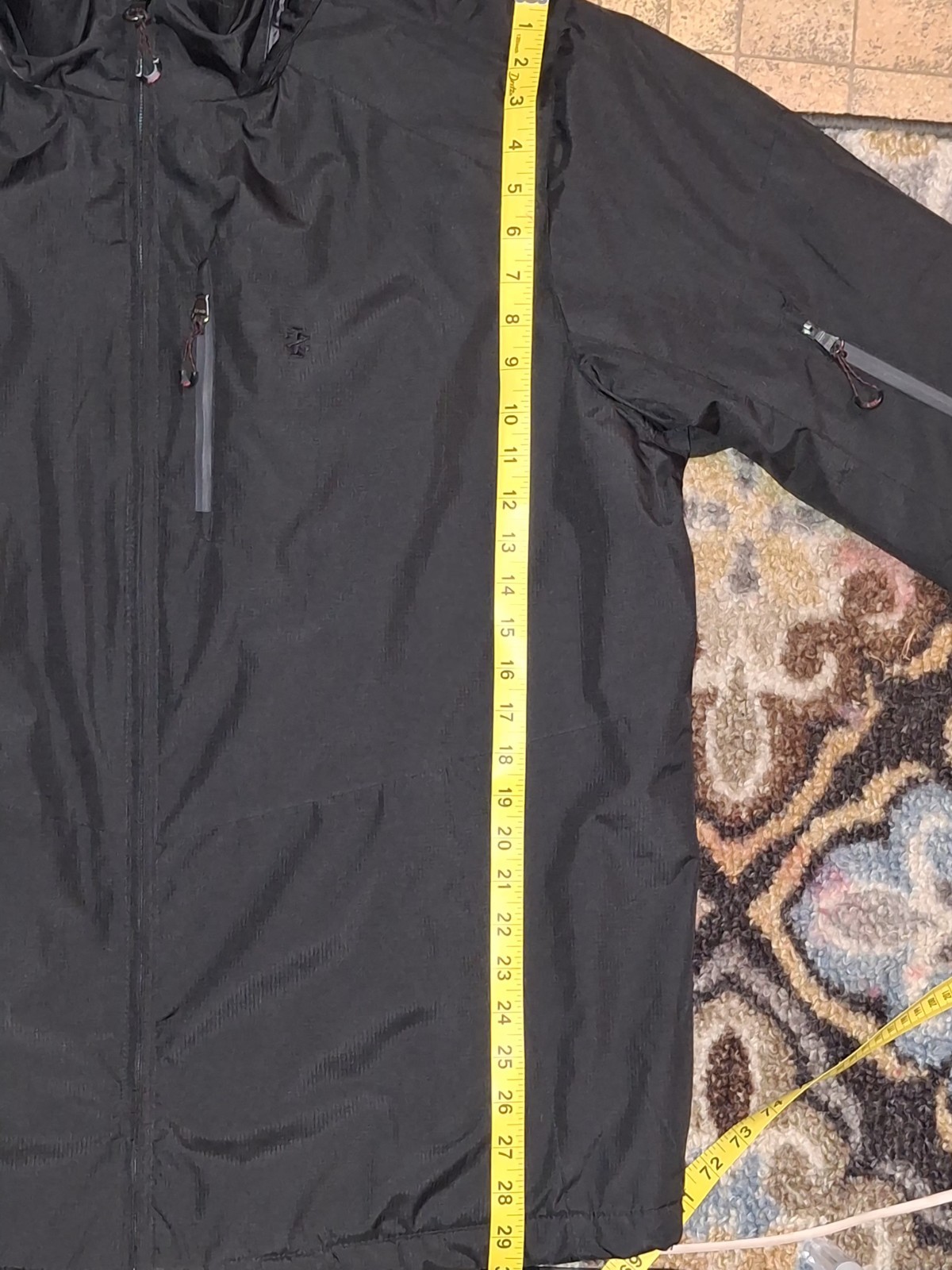 Apricoat Black Adventure Jacket Soft Shell Hooded Waterproof V2 Mens XL