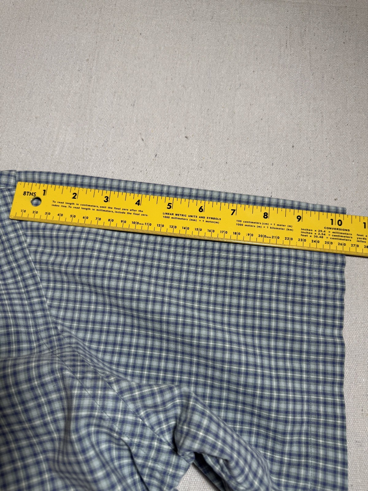 Polo Ralph Lauren Short Sleeve Button Front Shirt Green Plaid Men’s XL Blake