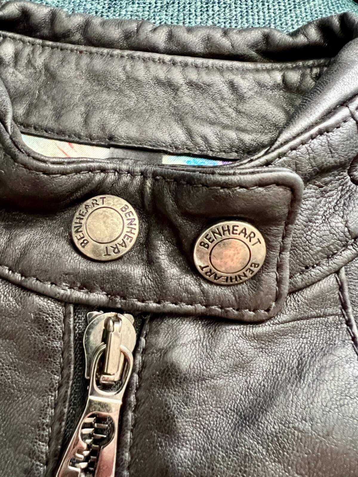 BenHeart Women’s XS Black Leather Jacket