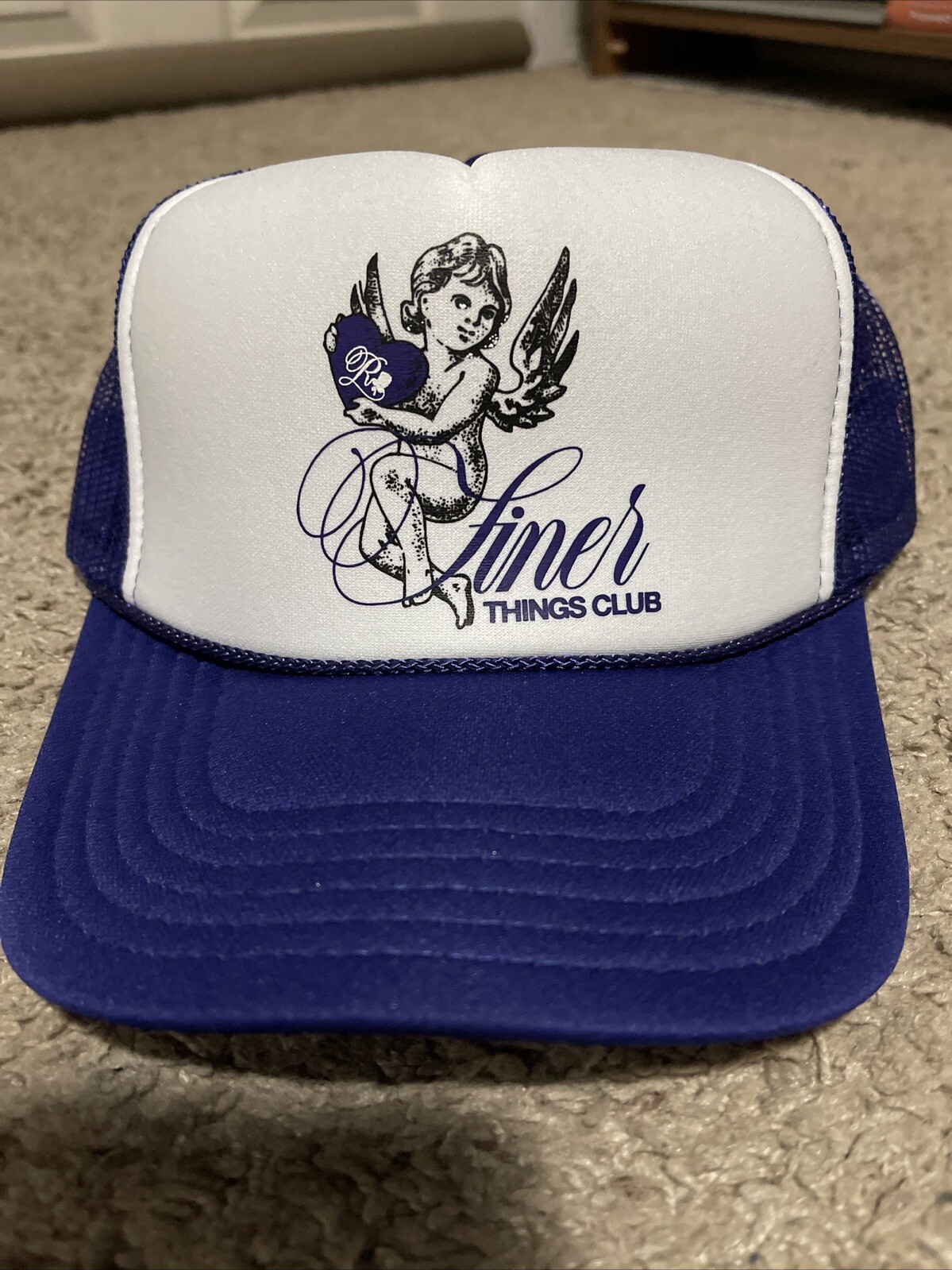 “Rare Roses” FTC Purple Finer Things In Life Baseball Cap Hat Mens Trucker