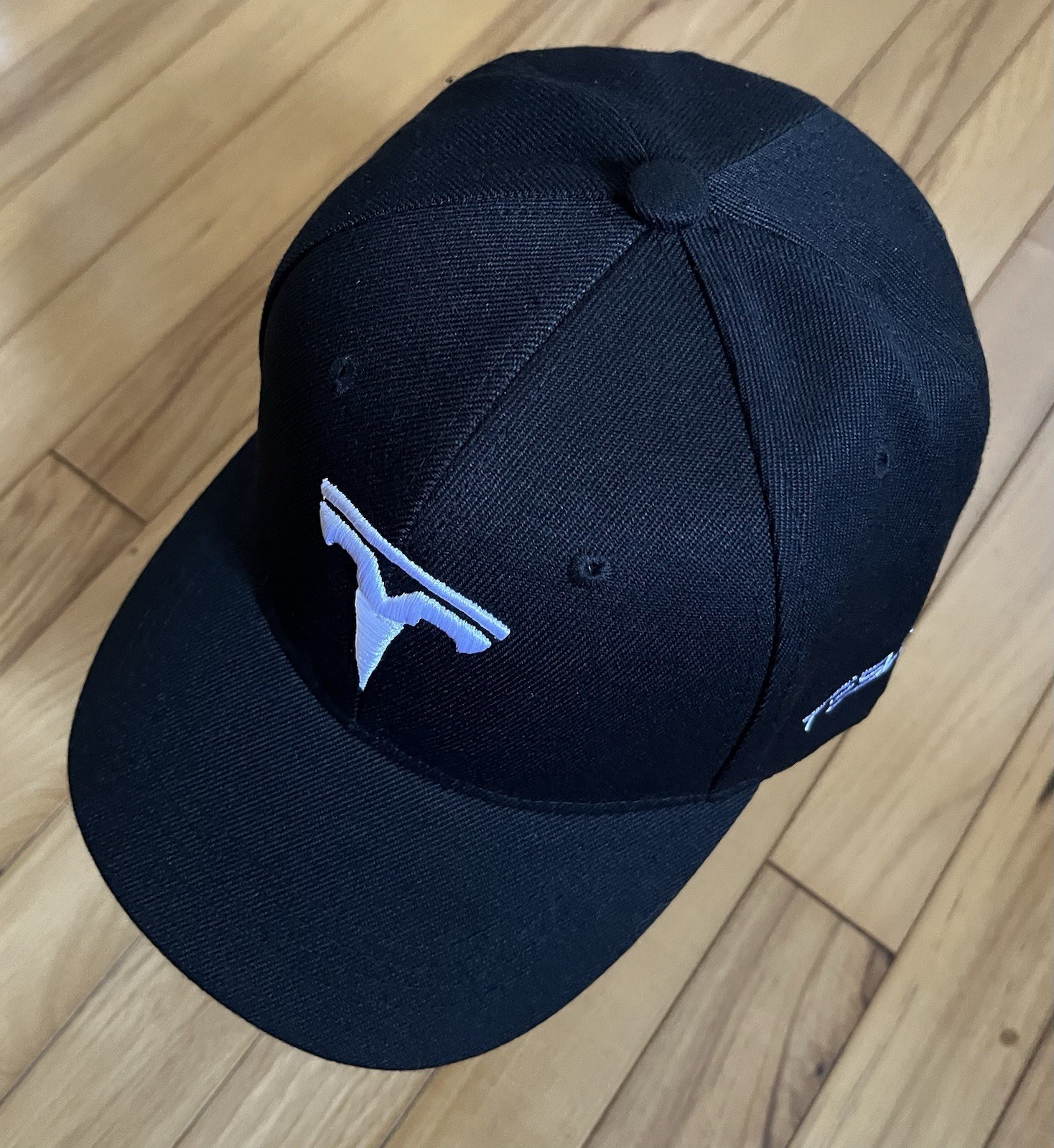 Tesla Logo Embroidered Baseball Cap . Adjustable. Black