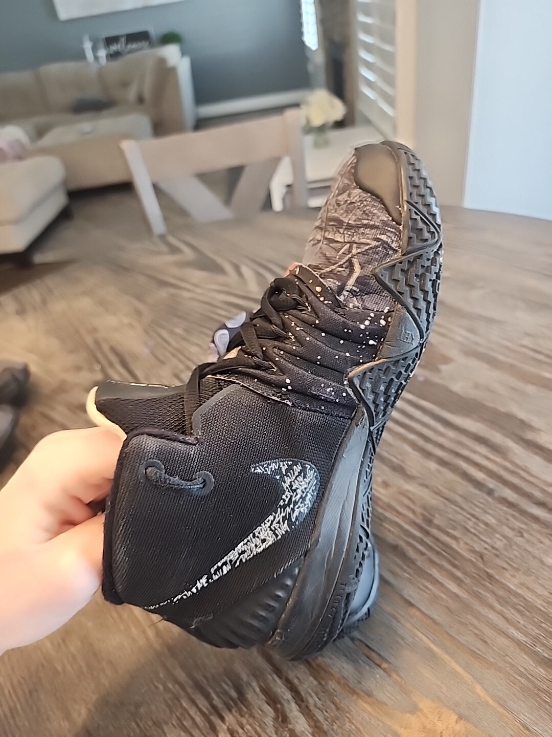 Size 5y – Nike Kyrbrid 2 What The Black Basketball Sneaker (CQ9323-001)