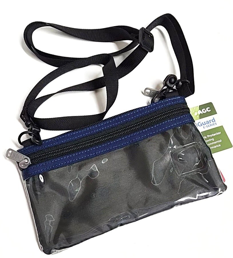 Chums Phone Case Shoulder Bag iPhone 12 Gray Basic Navy Dirt Water Repellant NWT
