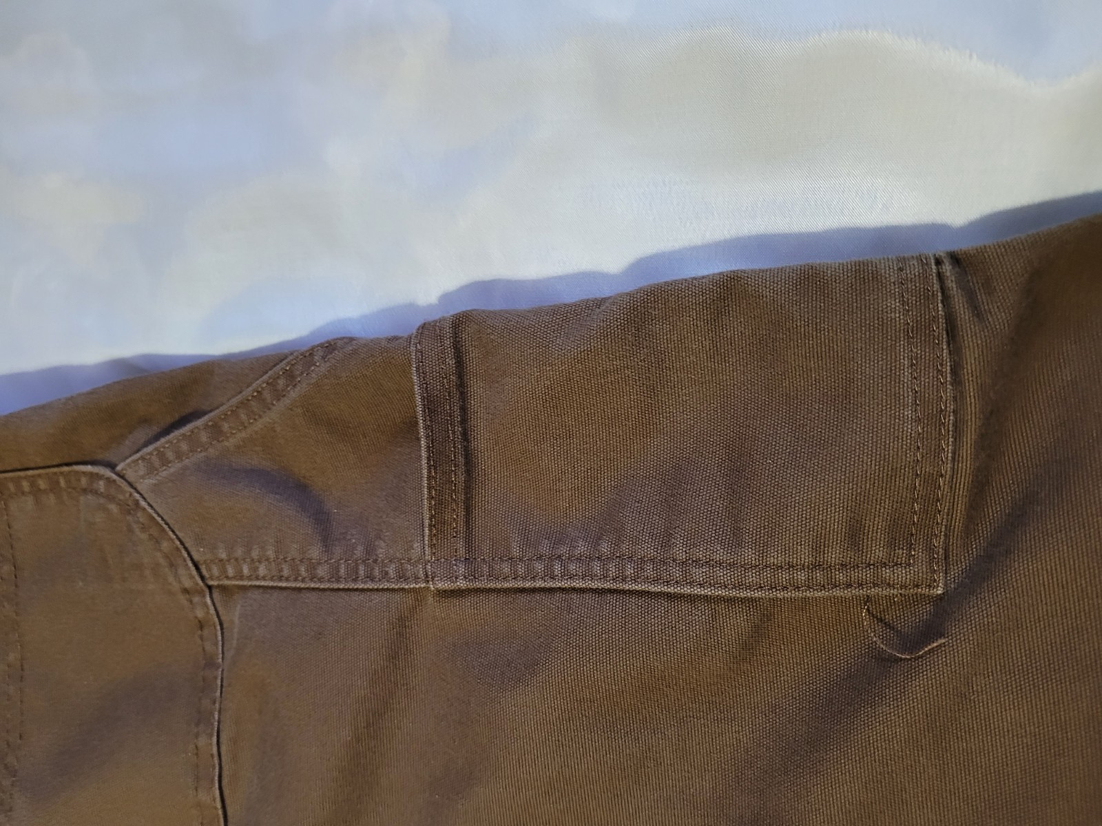 Dickies Mens Tan/Brown Carpenter Cargo Utility Work Pants Zip Closure Sz 40×30