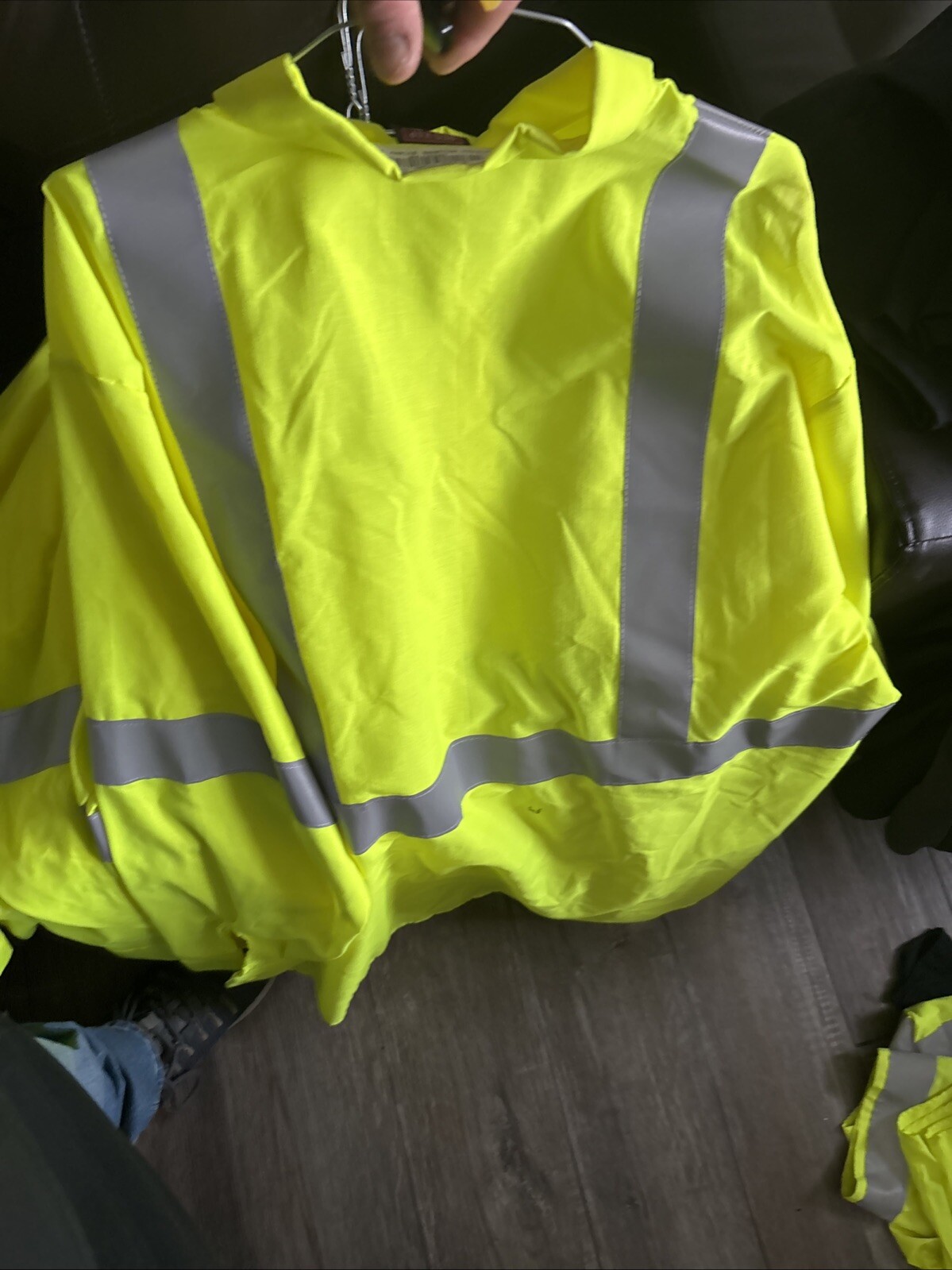 Used Work Shirts High Visibility Hi-Vis Reflective Safety Uniform Towing