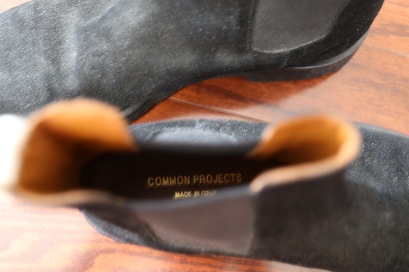 [New]: Common Projects Black Suede Chelsea Boot [Size 42/9]