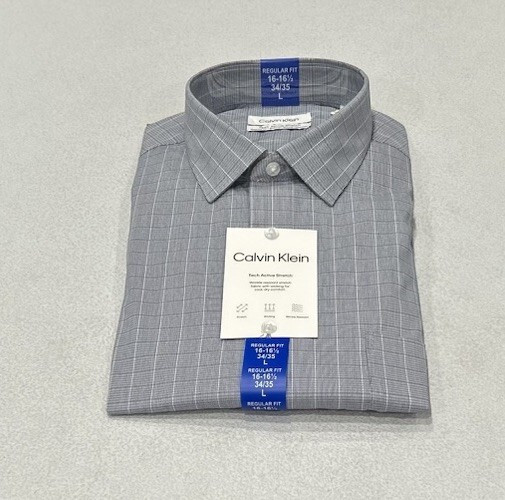Calvin Klein Men’s Tech Active Stretch Dress Shirt