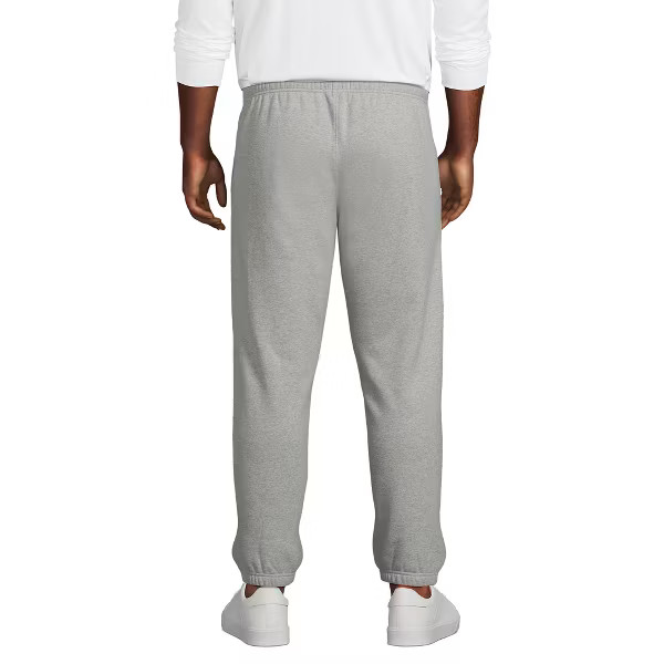 2025 LANDS’ END MEN’S SERIOUS SWEATPANTS GRAY MEDIUM (32-34 WAIST) FREE SHIP